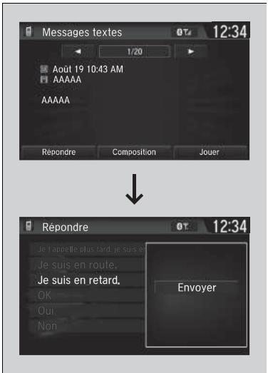 Honda CR-V 5 (2017-2020) - ■ Affichage des messages e-mails - 2