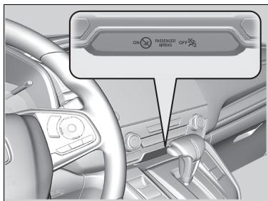 Honda CR-V 5 (2017-2020) - Témoin de désactivation d'airbag avant côté passager - 1