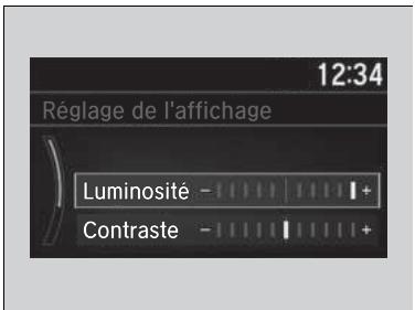 Honda CR-V 5 (2017-2020) - Modification de la luminosité de l'écran - 1