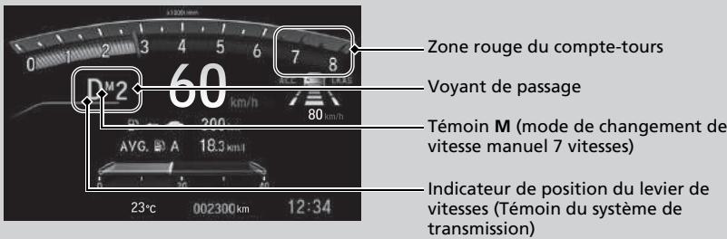 Honda CR-V 5 (2017-2020) - Utilisation du levier de vitesses - 1