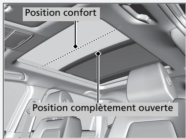 Honda CR-V 5 (2017-2020) - Utilisation du commutateur de toit panoramique - 1