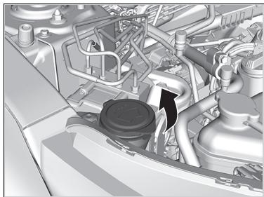 Honda CR-V 5 (2017-2020) - Remplissage du liquide lave-glace - 2