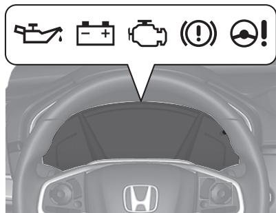 Honda CR-V 5 (2017-2020) - Les témoins s'allument - 1