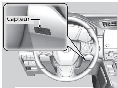 Honda CR-V 5 (2017-2020) - Capteurs de la commande automatique de la climatisation - 2