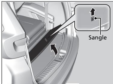 Honda CR-V 5 (2017-2020) - ■ Lors de l'installation du cache de plancher dans la position inférieure - 1