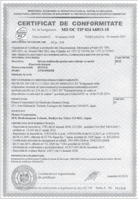 Honda CR-V 5 (2017-2020) - Téléphone mains libres - 2