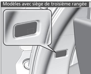 Honda CR-V 5 (2017-2020) - Eclairage du compartiment à bagages - 2