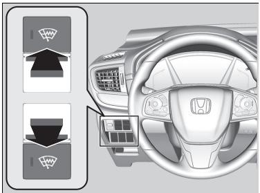 Honda CR-V 5 (2017-2020) - Bouton de pare-brise chauffant\* - 1