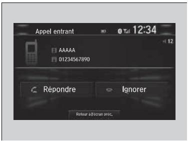 Honda CR-V 5 (2017-2020) - Recevoir un appel - 1