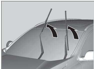 Honda CR-V 5 (2017-2020) - Remplacement du caoutchouc des balais d'essuie-glace avant - 2