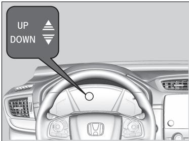 Honda CR-V 5 (2017-2020) - Indicateur de montée/descente des rapports - 1