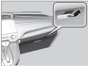Honda CR-V 5 (2017-2020) - Boîte à gants - 1