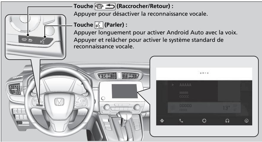Honda CR-V 5 (2017-2020) - Commander Android Auto par Reconnaissance vocale - 1