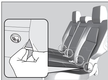 Honda CR-V 5 (2017-2020) - Installation d'un dispositif de retenue pour enfant compatible avec les ancrages inférieurs - 2