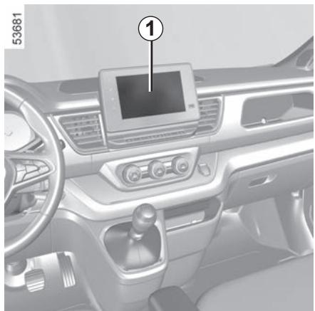 RENAULT Trafic 3 (2022) - HEURE ET TEMPERATURE EXTÉRIÉURE (1/2) - 1