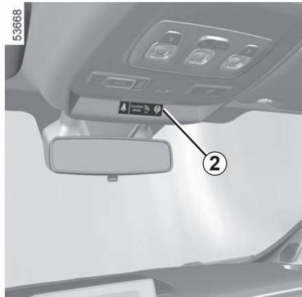 RENAULT Trafic 3 (2022) - Désactivation airbag passager avant - 1