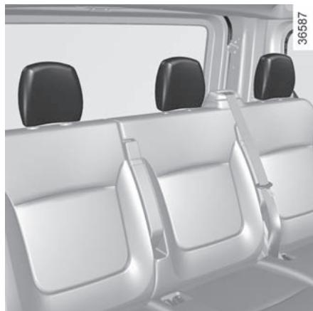 RENAULT Trafic 3 (2022) - Pour enlever l'appui-tete - 1