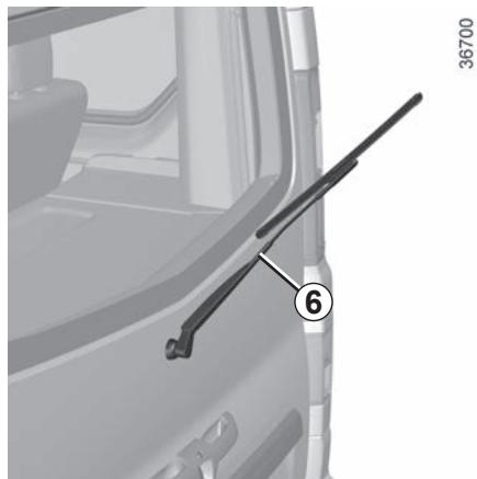RENAULT Trafic 3 (2022) - Balai d'essuie-vitres arrirere sur portes arrriere battantes - 1