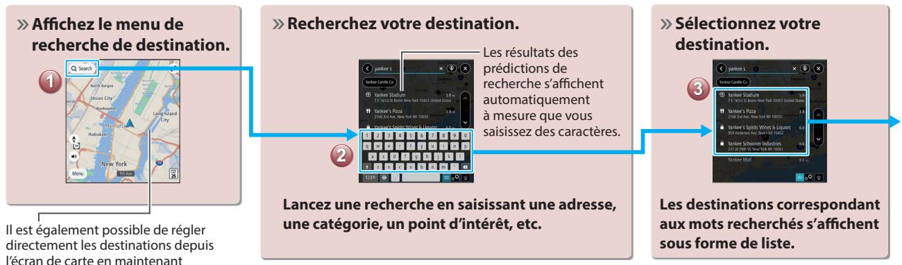 SUBARU Ascent (2023) - - Procedure à suivre: Guidage d'itinétaire - - 1