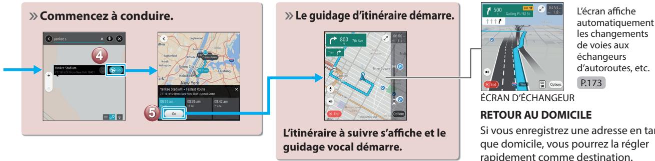SUBARU Ascent (2023) - - Procedure à suivre: Guidage d'itinétaire - - 2