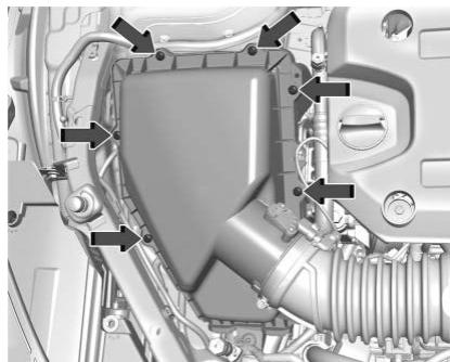 Buick Envision (2026) - Comment examiner/remplacer le filtré à air du moteur - 1