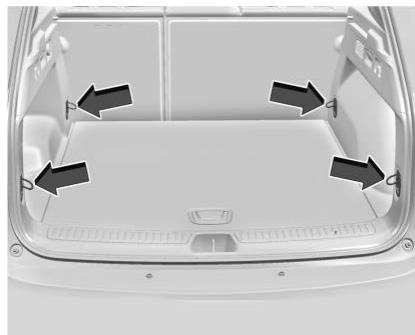 Buick Envision (2026) - Points d'arrimage de l'espace utilisé - 1