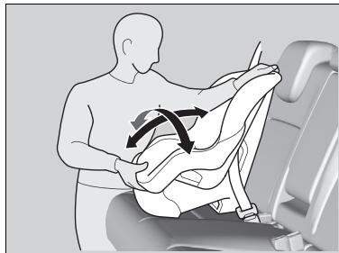 Honda e:Ny1 - Installation d'un dispositif de retenue pour enfant avec une ceinture de sécurité ventrale/thoracique - 1