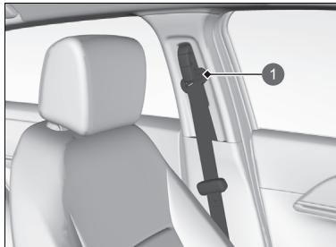 Honda e:Ny1 - Nettoyage des ceintures de sécurité - 1