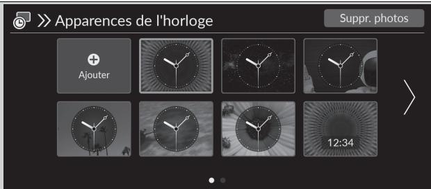 Honda e:Ny1 - Configuration du fond d'écran de l'horloge - 1
