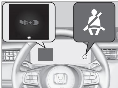 Honda e:Ny1 - Rappel de ceinture de sécurité - 1