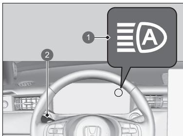 Honda e:Ny1 - ■ Activation du système - 1
