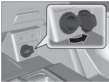 Honda e:Ny1 - Prise d'alimentation des accessoires - 1