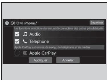 Honda e:Ny1 - Réglage du téléphone - 2