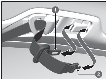 Honda e:Ny1 - Ceinture de sécurité avec ancrage amovible - 1