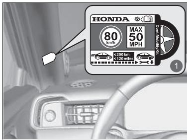 Honda e:Ny1 - Répartition de l'enduit d'étanchéité dans le pneumatique - 1