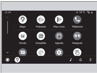 Honda e:Ny1 - Menu Android Auto - 1