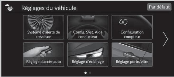 Honda e:Ny1 - Personnalisation des paramètres véhicule - 1