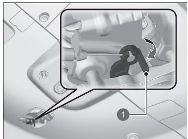 Honda e:Ny1 - Que faire s'il est impossible d'ouvrir le couvercle de charge - 2