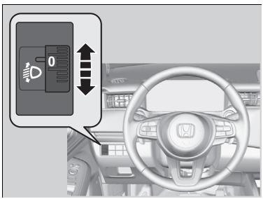 Honda e:Ny1 - Dispositif de réglage des phares - 1