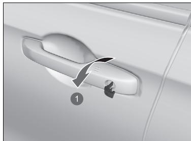 Honda e:Ny1 - Fermeture des vitres avec la clé - 1
