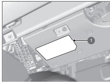 Honda e:Ny1 - Boîte à fusible intérieure côté passager - 2