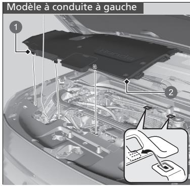 Honda e:Ny1 - Déposer le capot latéral droit - 3
