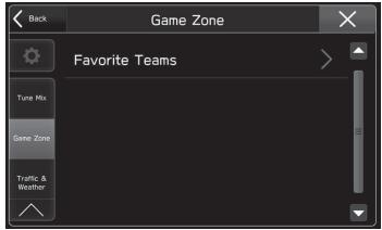Back Game Zone Favorite Teams Tune Mix Game Zone Traffic & Weather