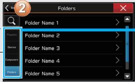 Folders Folder Name 1 Folder Name 2 Folder Name 3 Folder Name 4 Folder Name 5