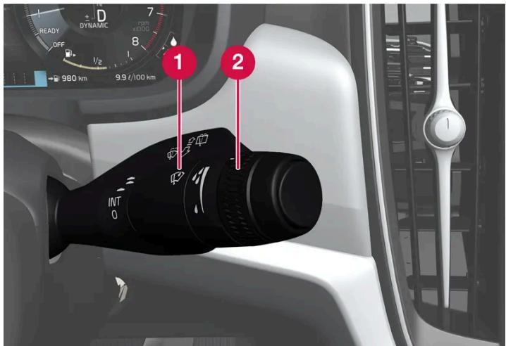 VOLVO S60 (2025) - Utiliser le capteur de pluie - 1