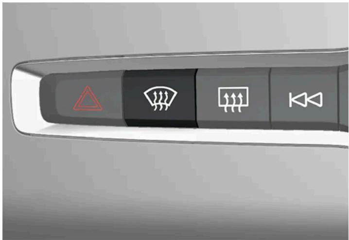 VOLVO S60 (2025) - Activer et désactiver le dégivrage maximal depuis la console centrale - 1