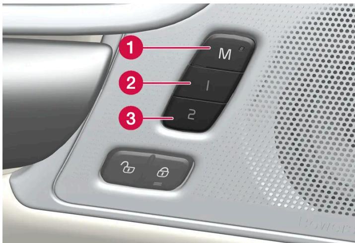 VOLVO S60 (2025) - Utiliser un réglage mémorisé - 1