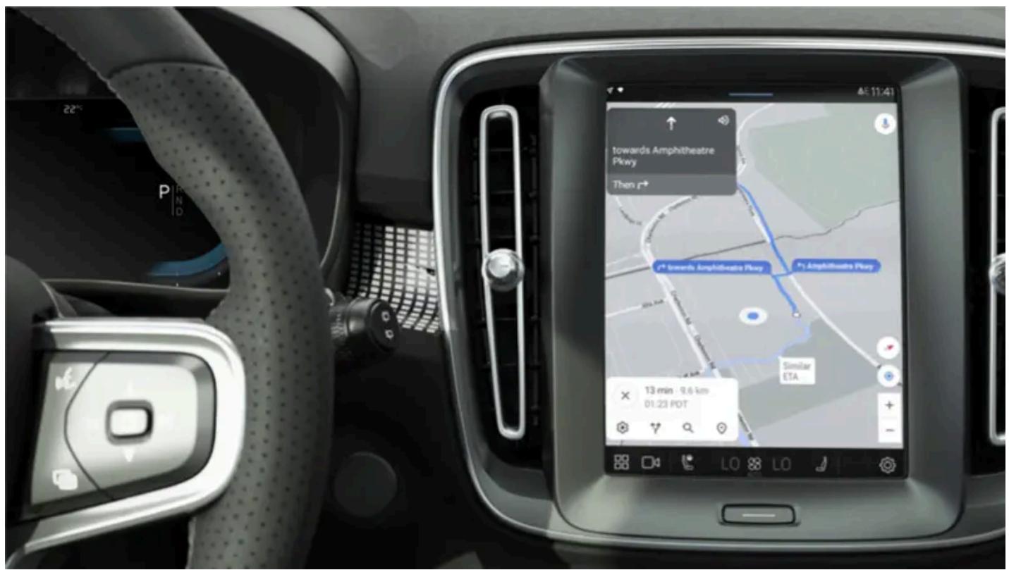 VOLVO S60 (2025) - Premiers pas avec les services Google - 1