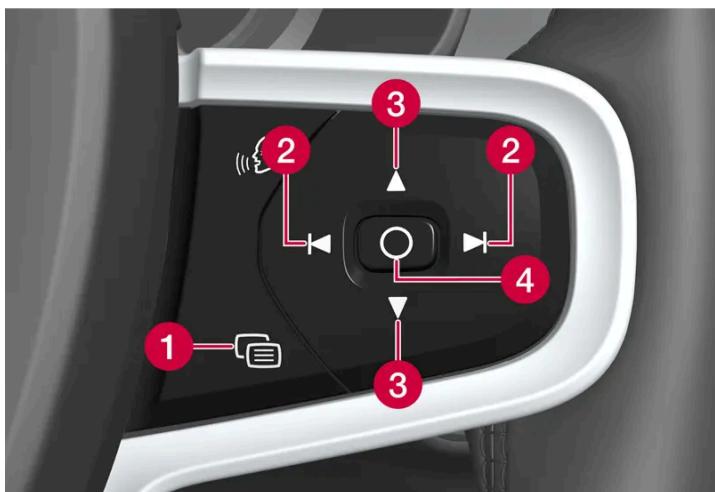 VOLVO S60 (2025) - Menu d'applications - 2