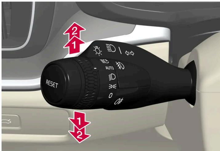 VOLVO S60 (2025) - Utiliser les clignotants - 1